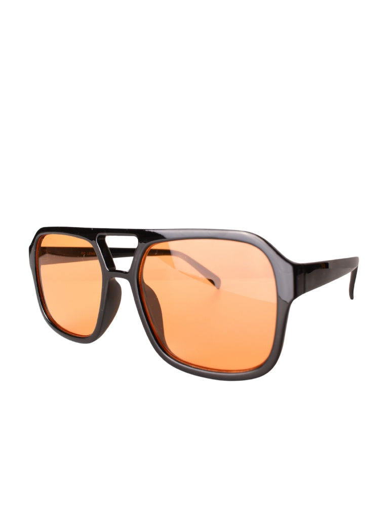 LUNETTES SEE YOU NOIR/ORANGE CARRÉ - Cashville