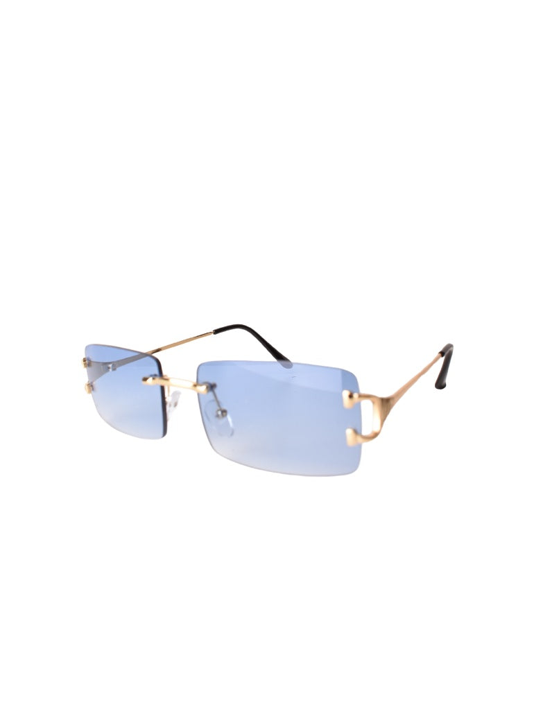 LUNETTES CENTRAL VISION BLEU RECTANGLE