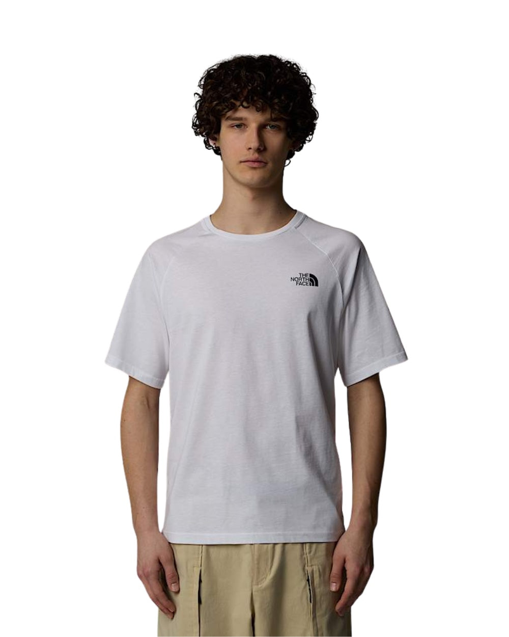 TSHIRT THE NORTH FACE SS NORTH FACES BLANC