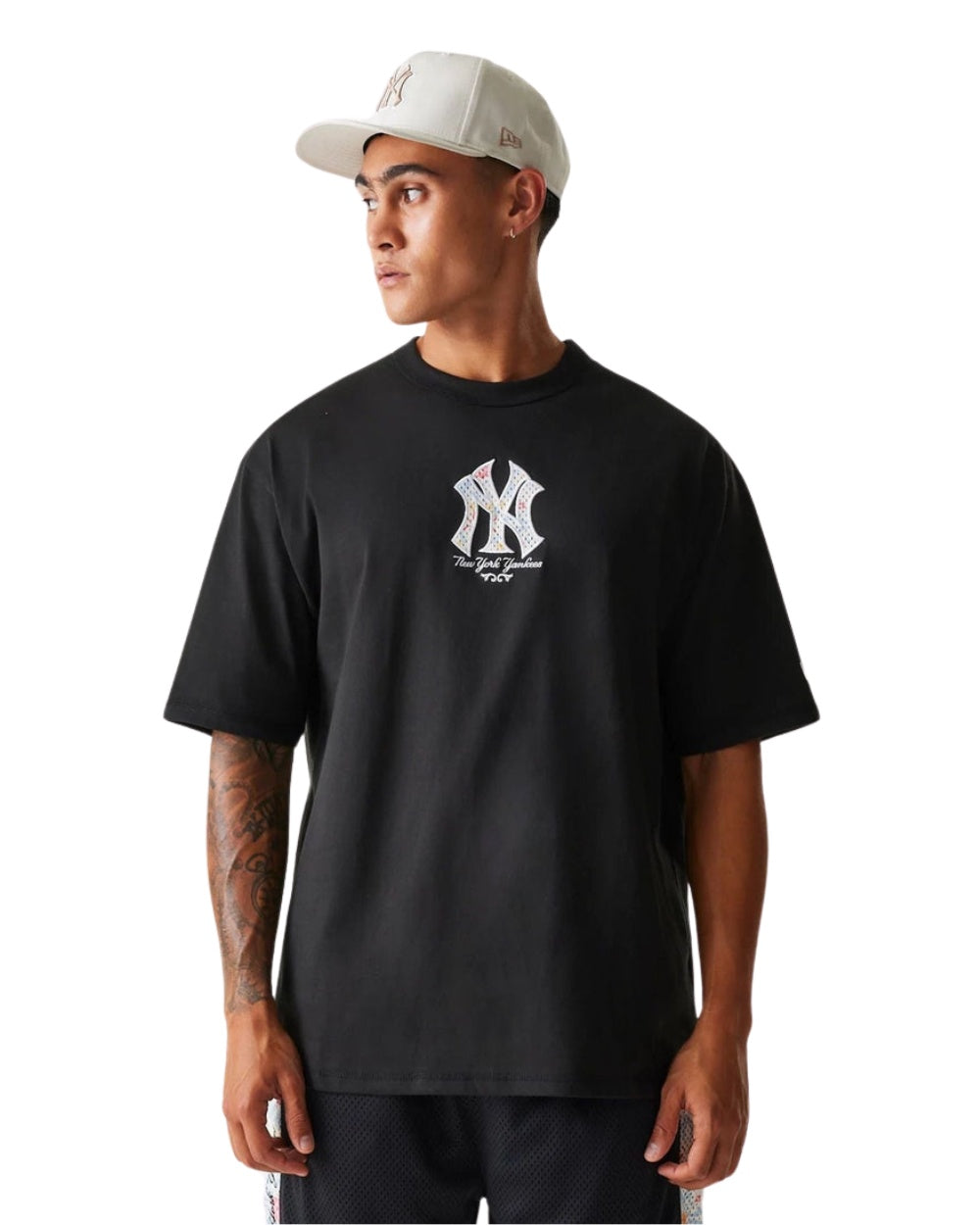 T-SHIRT NEW ERA INFILL NY YANKEES NOIR