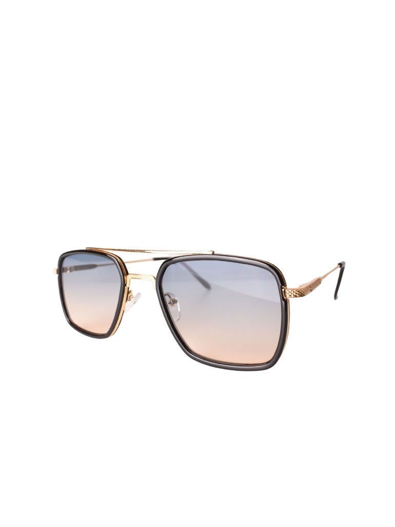 LUNETTES CENTRAL VISION BLEU/NOIR CARRÉ