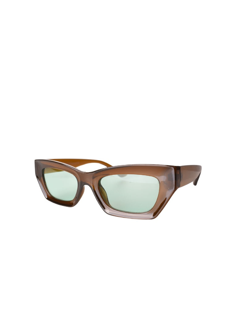 LUNETTES CENTRAL VISION NOIR/VERT RECTANGLE