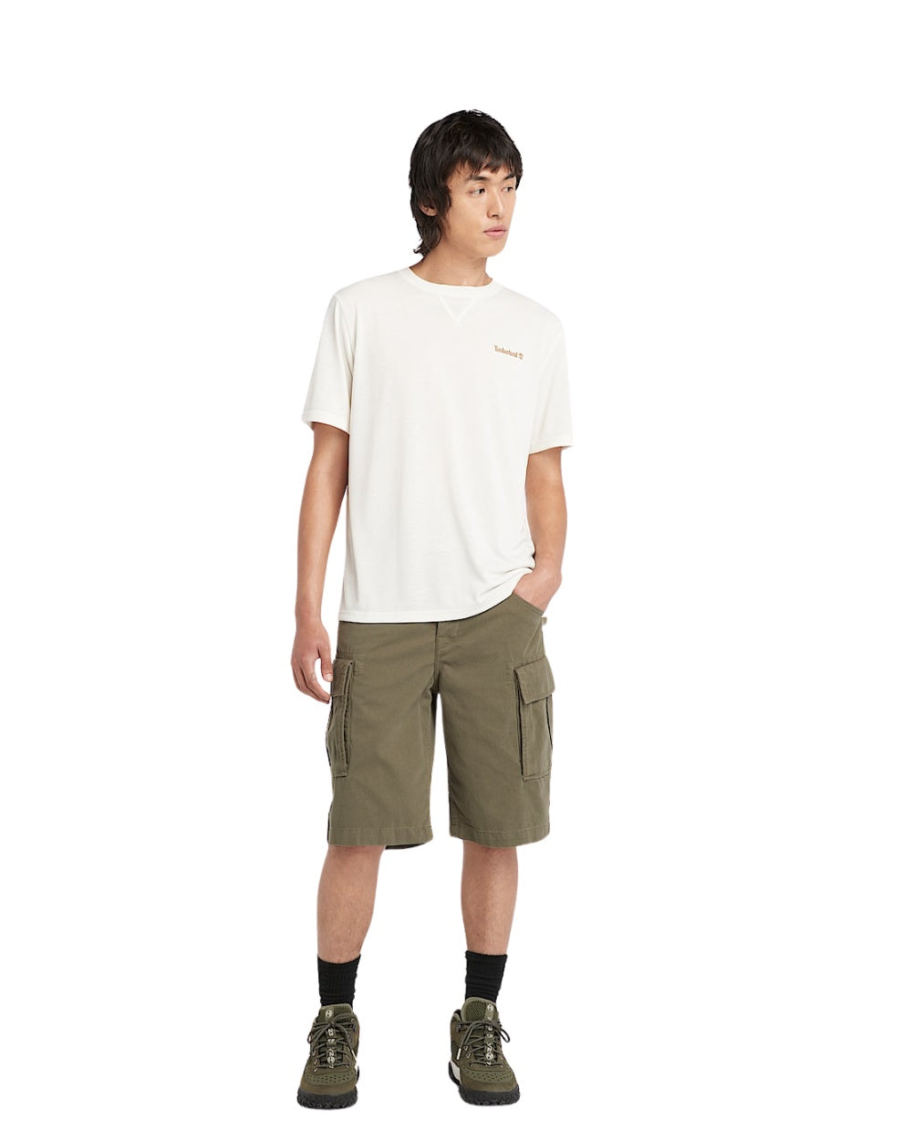 SHORT TIMBERLAND CARGO POPLIN KAKI