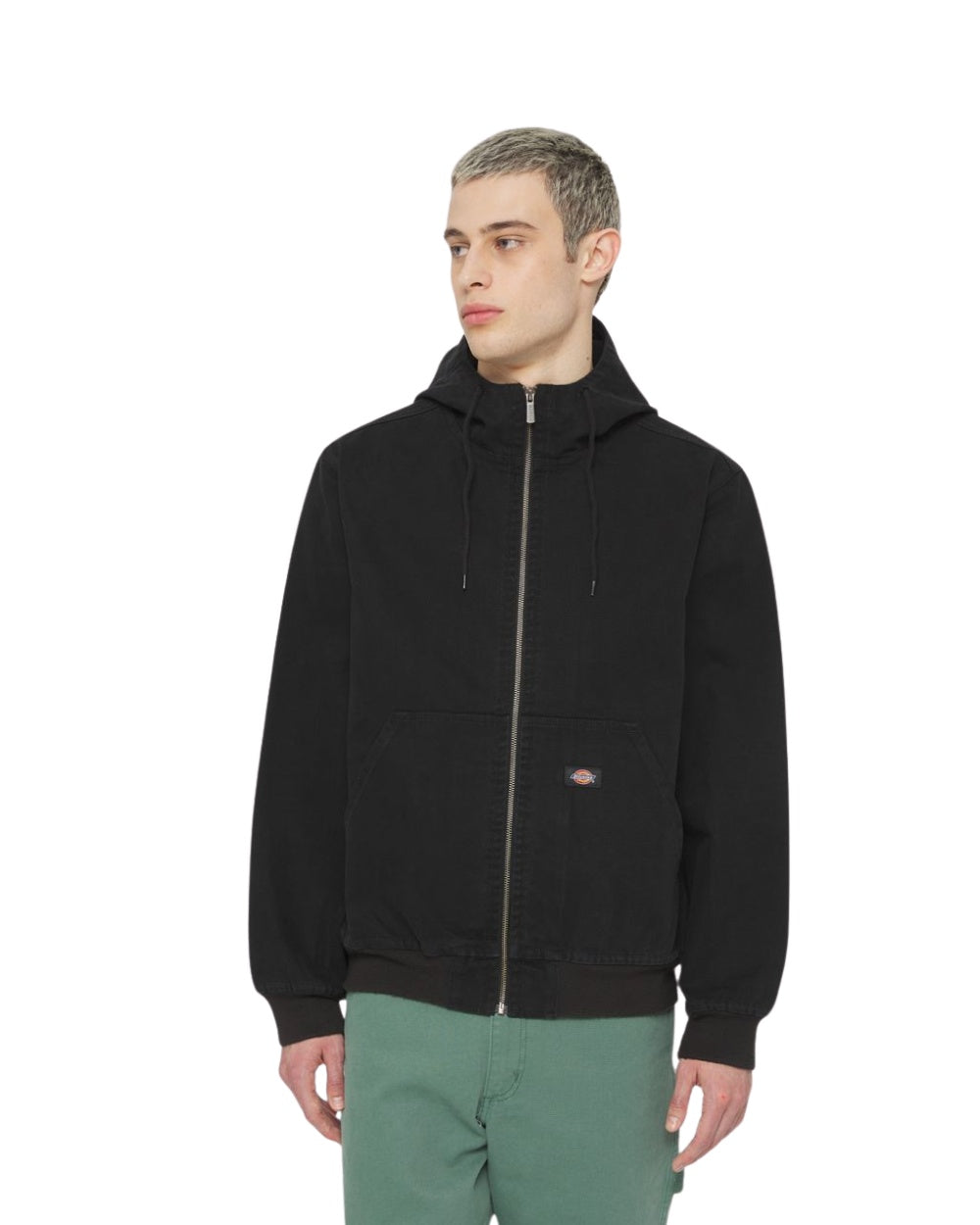 VESTE DICKIES CANVAS CAPUCHE NOIR