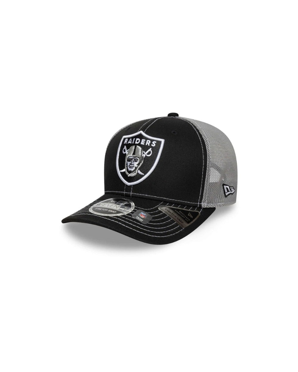 TRUCKER NEW ERA 9SEVENTY RAIDERS NOIRS/GRIS