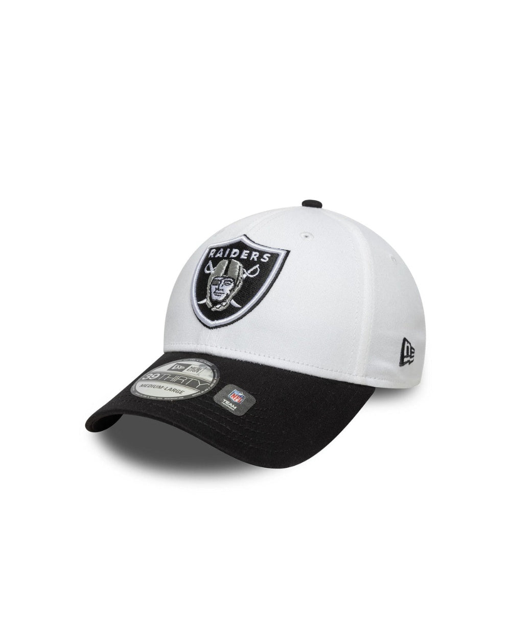 CAPS NEW ERA 39THIRTY RAIDERS BLANC/NOIR