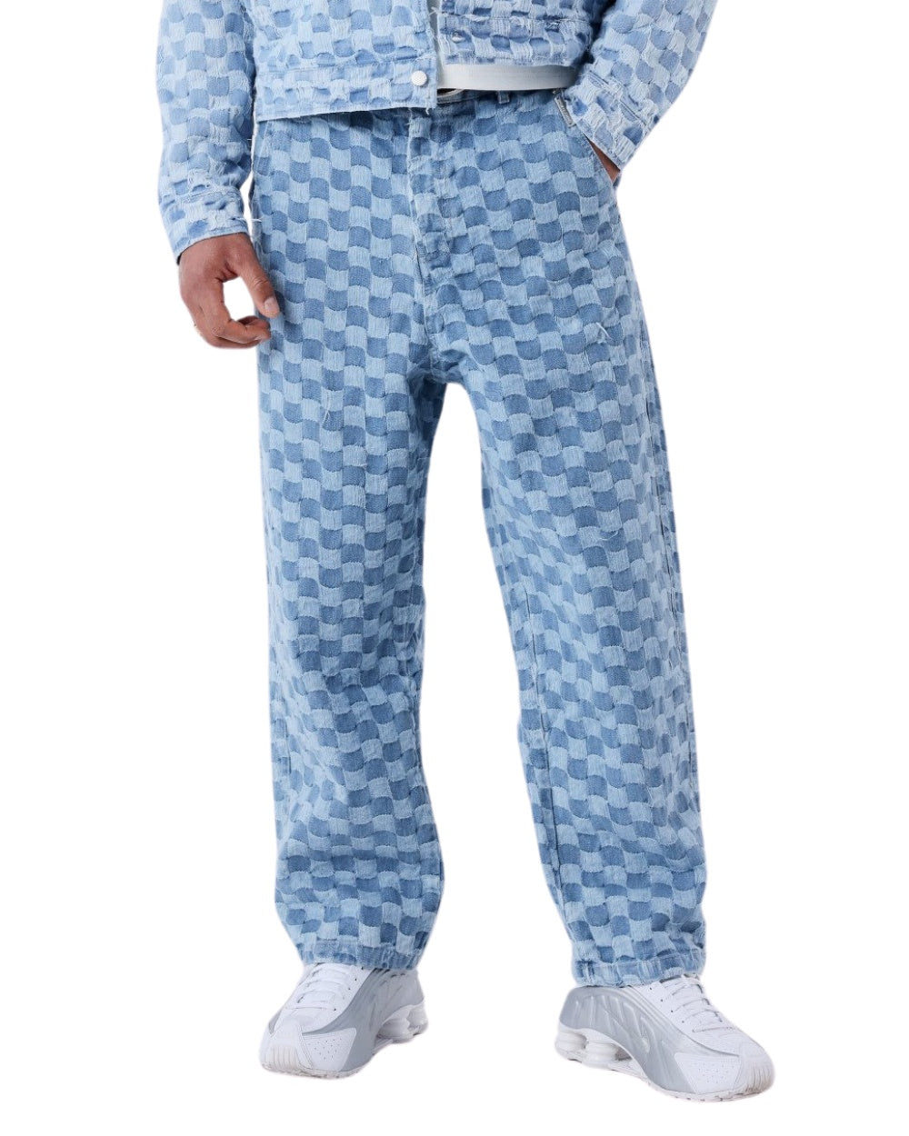 JEAN PROJECT X PARIS MOTIF DAMIER BLEU