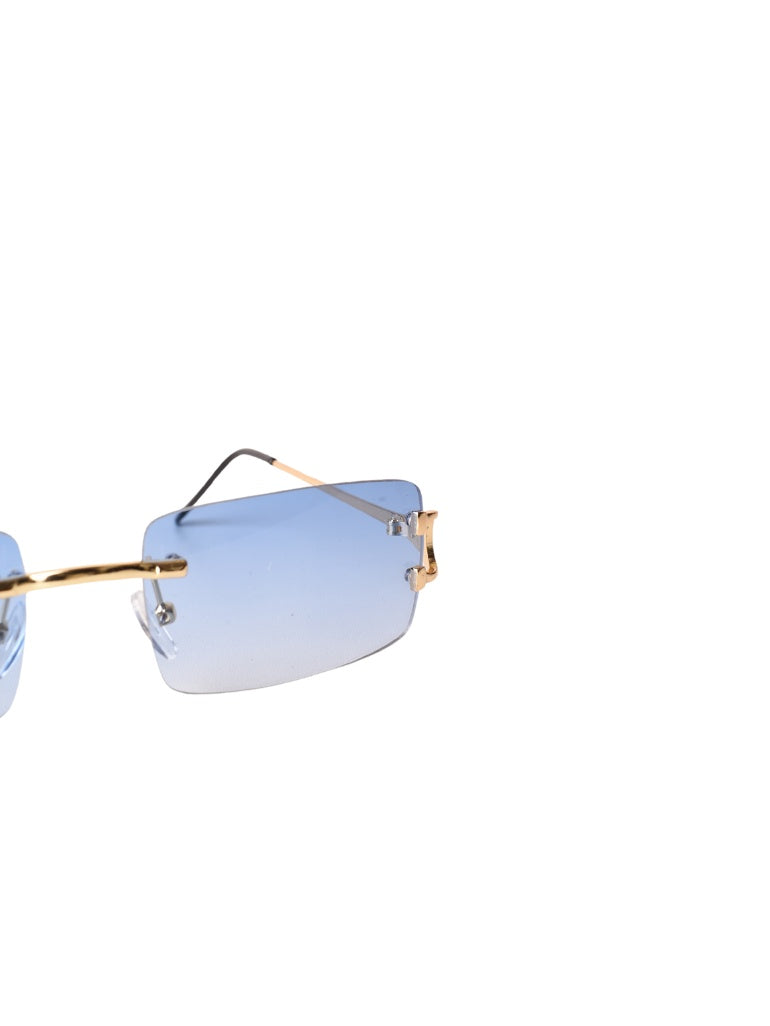 LUNETTES CENTRAL VISION BLEU RECTANGLE