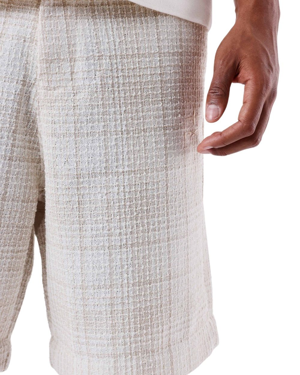 SHORT PROJECT X PARIS TWEED QUADRILLE BEIGE