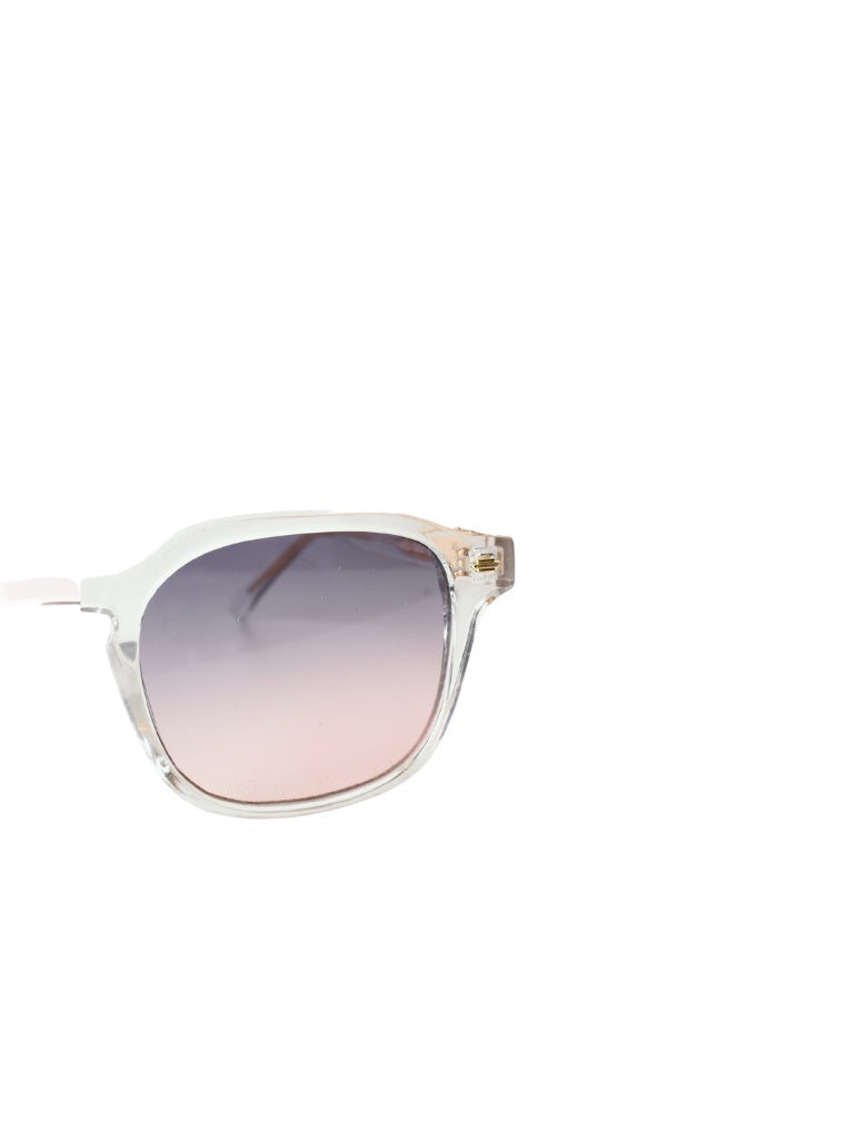 LUNETTES CENTRAL VISION ROSE/NOIR MONTURE TRANSPARANTE