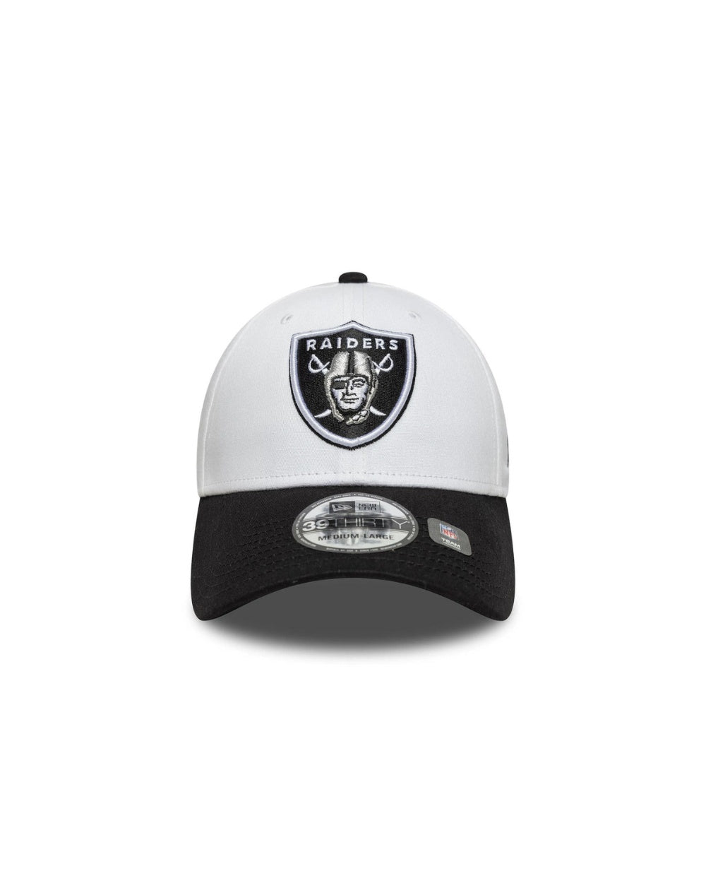 CAPS NEW ERA 39THIRTY RAIDERS BLANC/NOIR