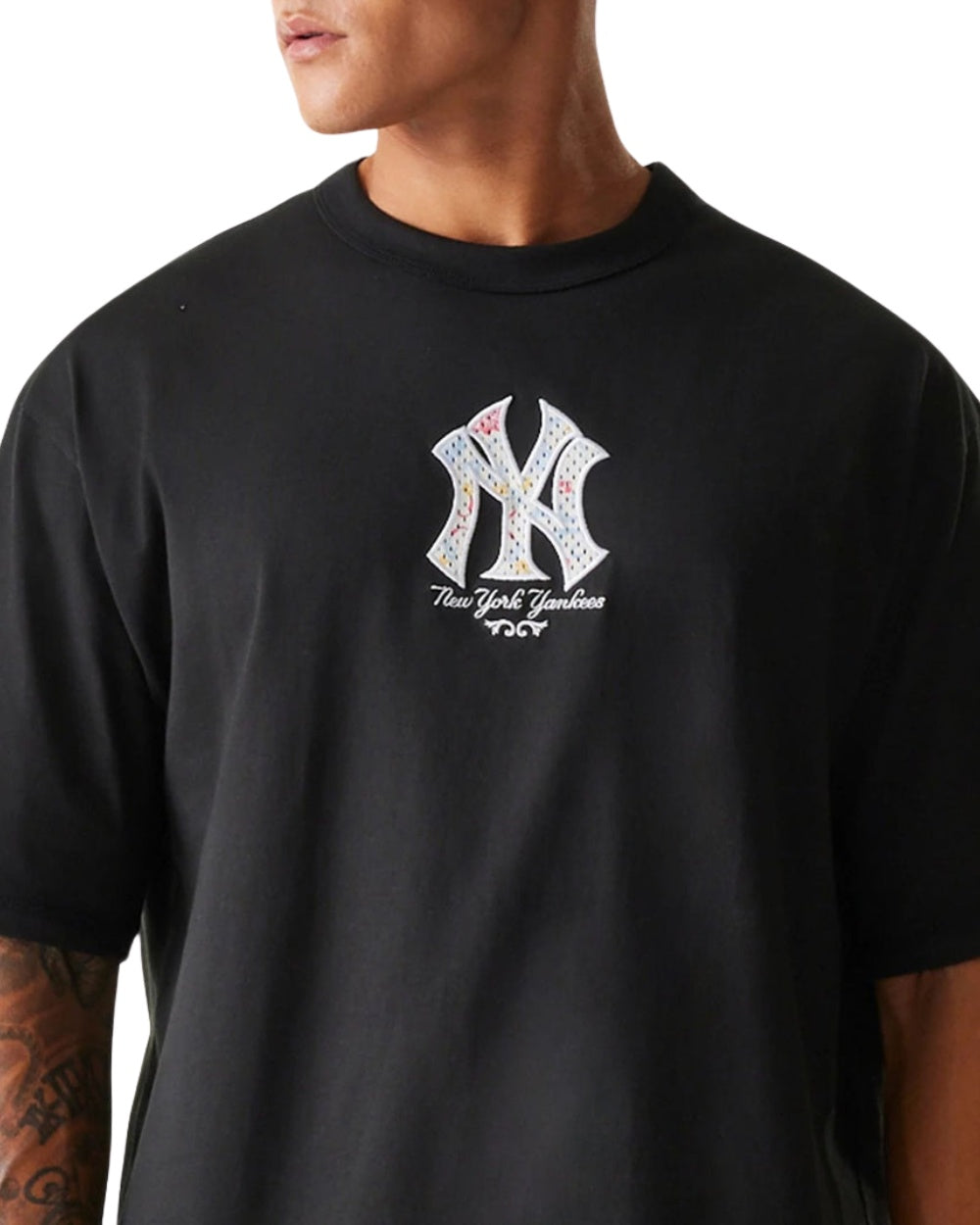 T-SHIRT NEW ERA INFILL NY YANKEES NOIR