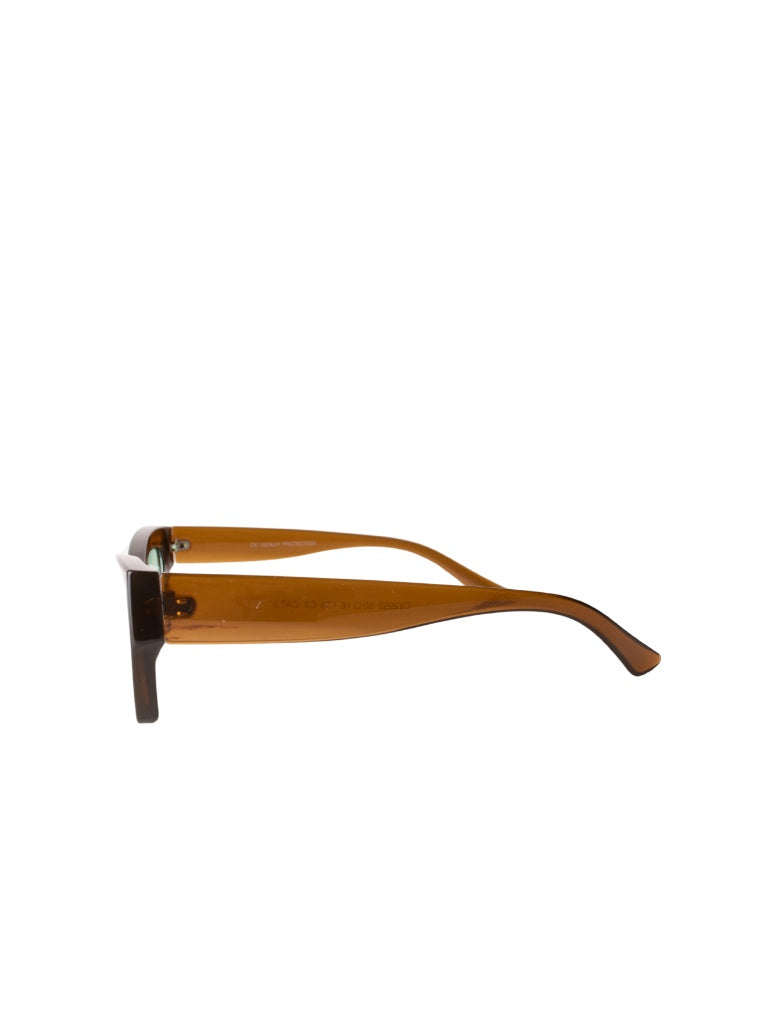 LUNETTES CENTRAL VISION NOIR/VERT RECTANGLE