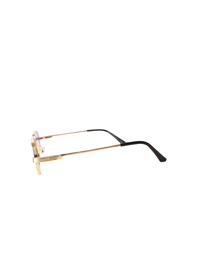 LUNETTES CENTRAL VISION BLEU/ORANGE OVALE