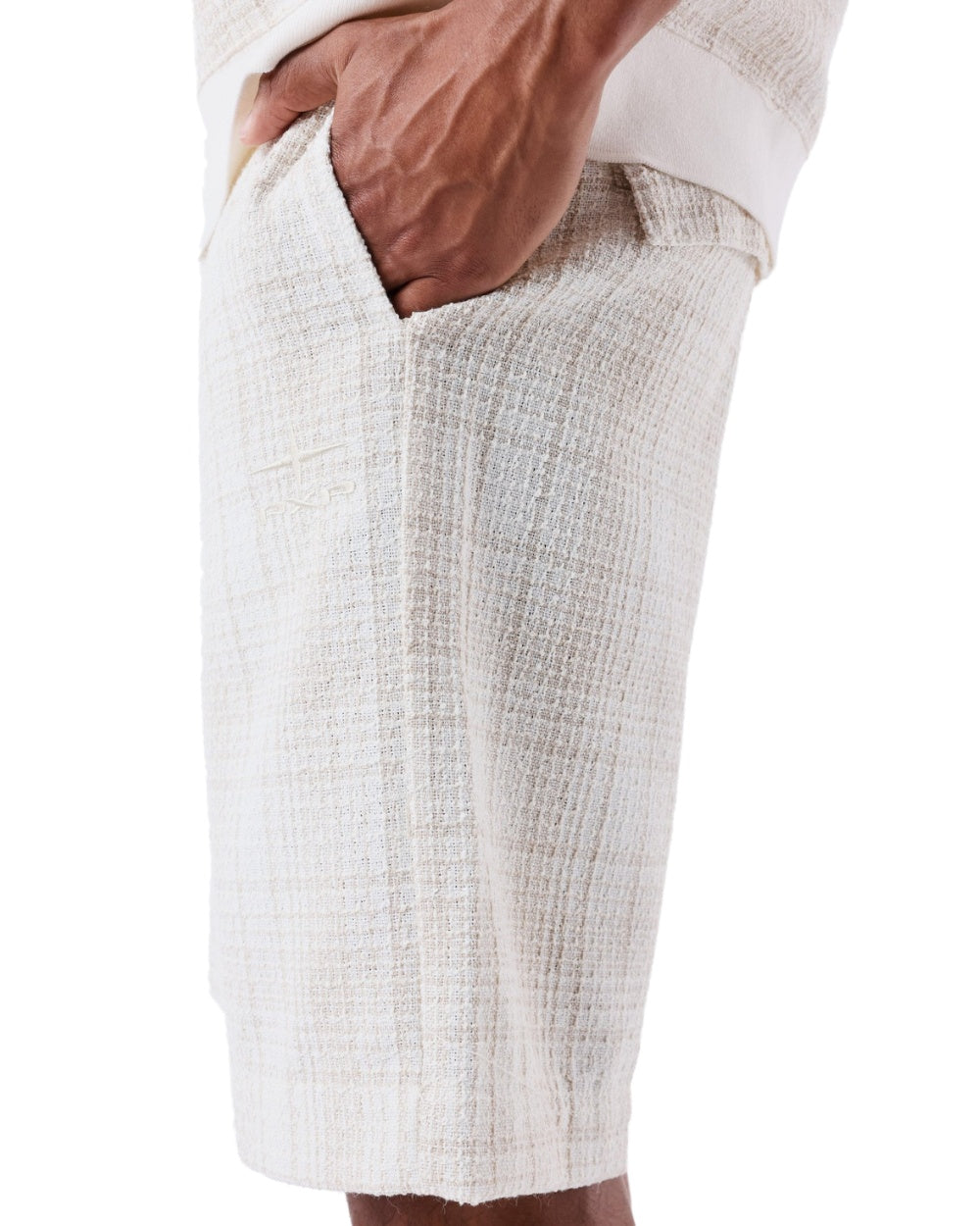 SHORT PROJECT X PARIS TWEED QUADRILLE BEIGE