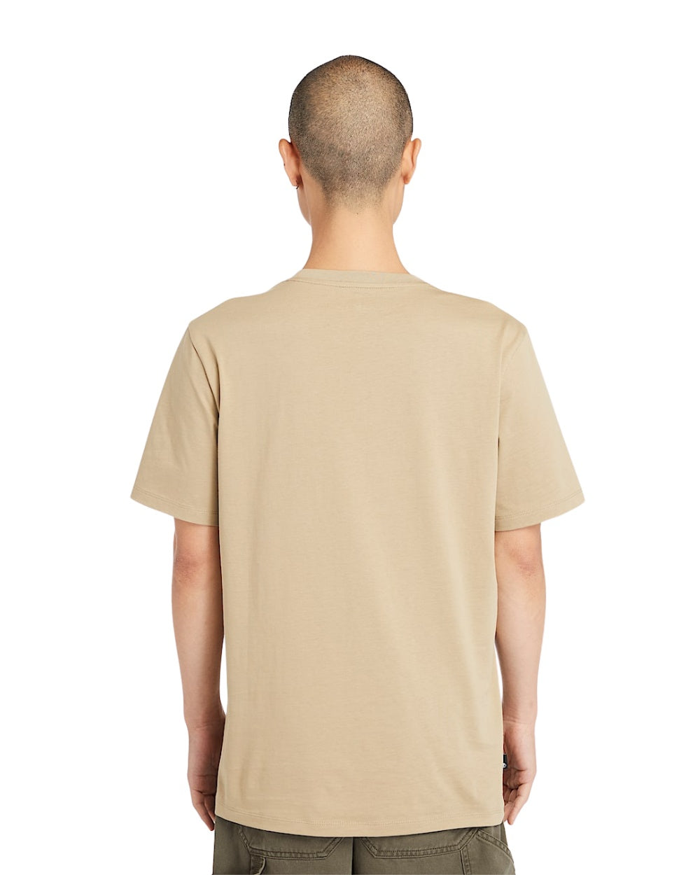 TSHIRT TIMBERLAND LINEAR LOGO SLEEVE KAKI
