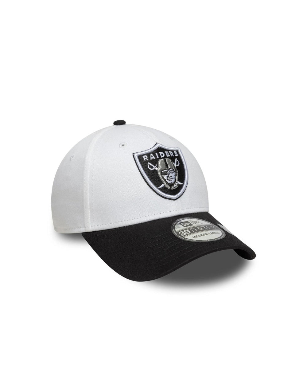 CAPS NEW ERA 39THIRTY RAIDERS BLANC/NOIR