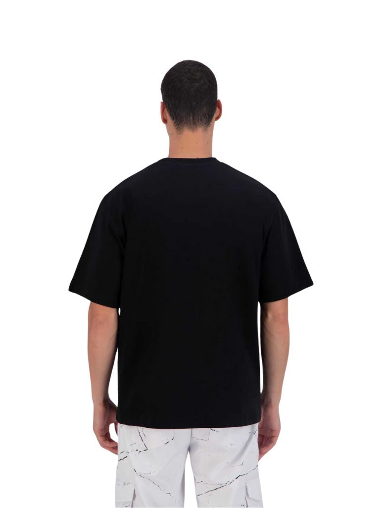 TSHIRT ADJ NOIR COEUR BLANC