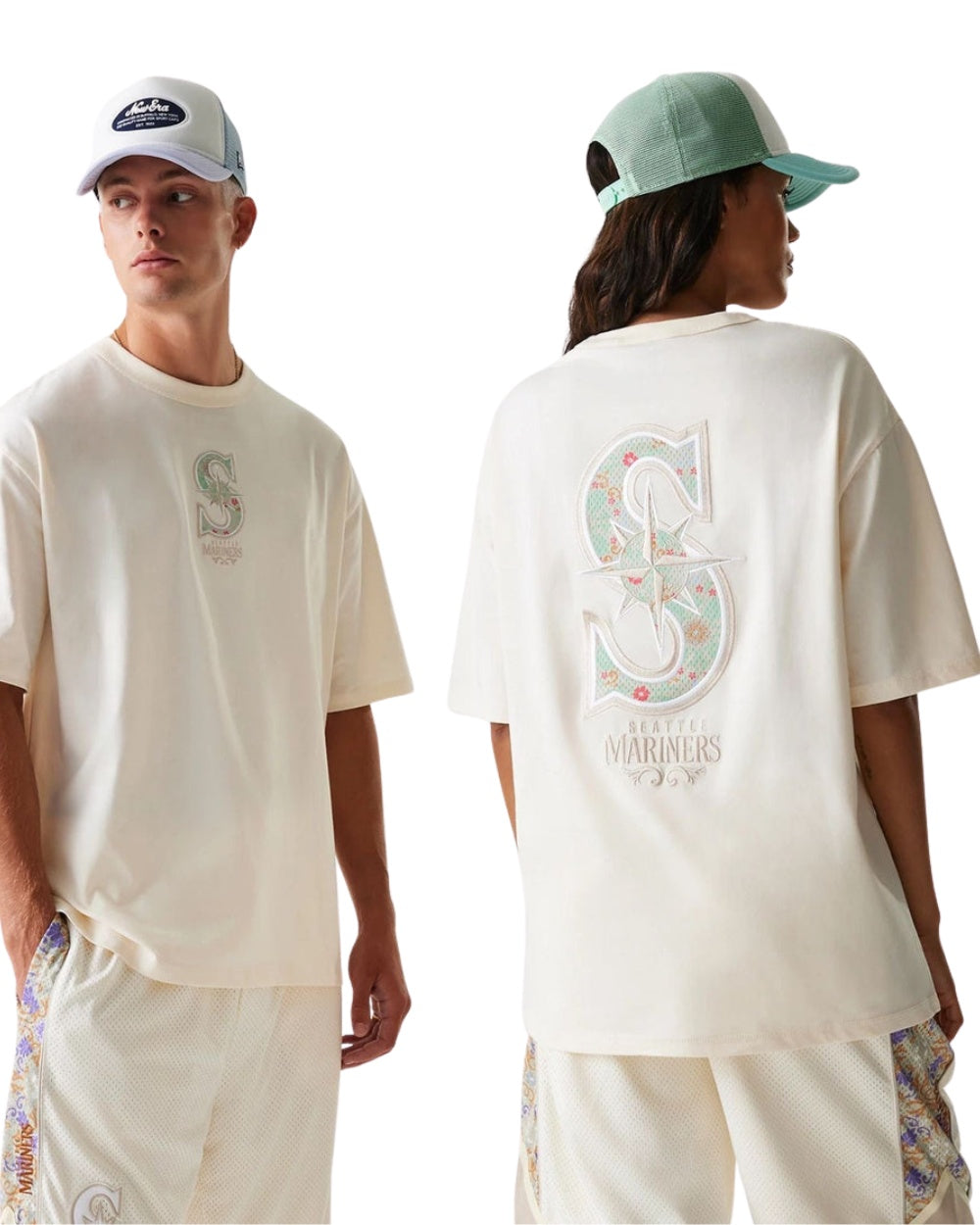 T-SHIRT NEW ERA INFILL SEATTLE MARLINS BEIGE