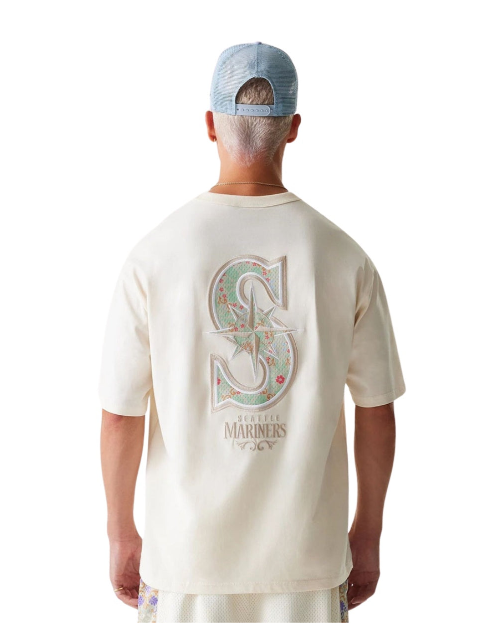 T-SHIRT NEW ERA INFILL SEATTLE MARLINS BEIGE