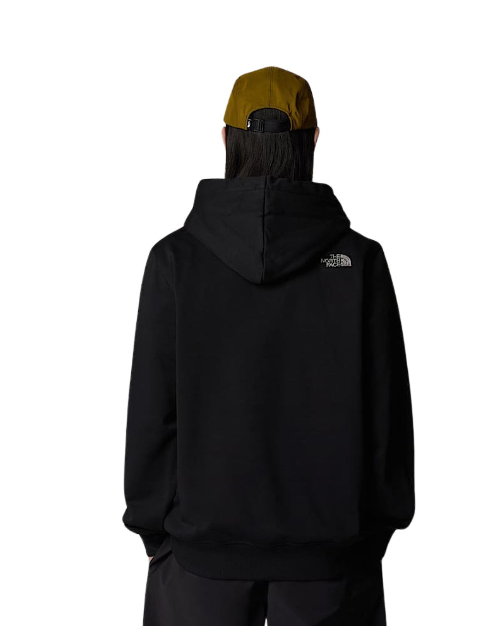 HOODIE THE NORTH FACE DREW PEAK NOIR LOGO GRIS