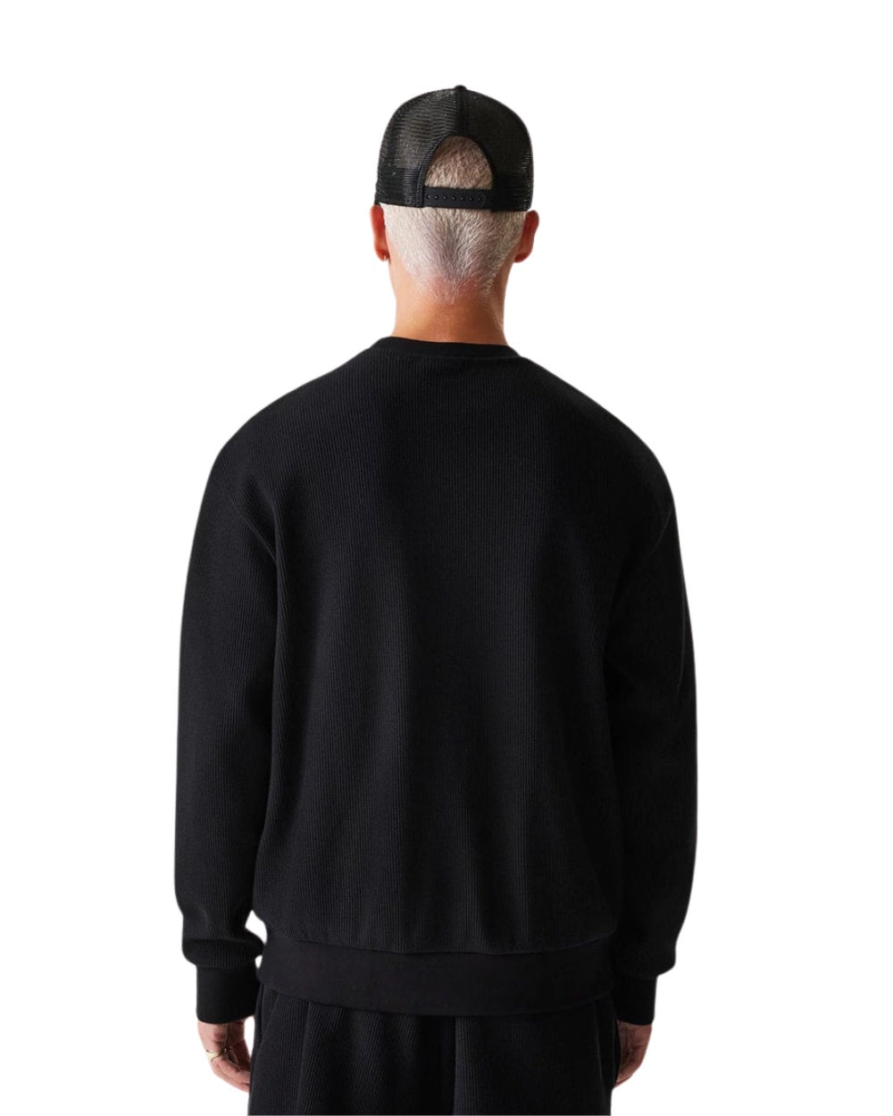 CREWNECK NEW ERA WAFFLE NOIR