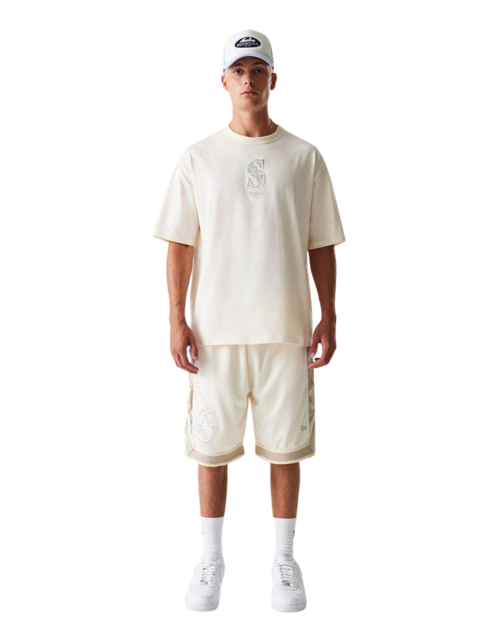 SHORT NEW ERA INFILL MESH MARLINS BEIGE