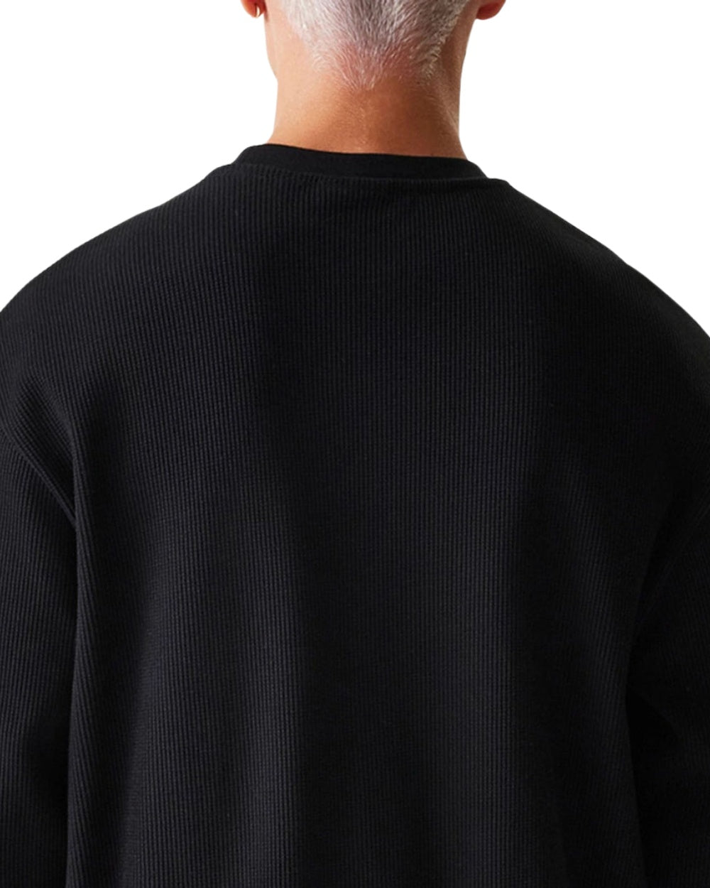 CREWNECK NEW ERA WAFFLE NOIR