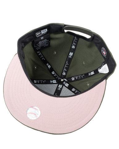 Casquette Snapback Side Patch New York Yankees Vert New Era - Cashville