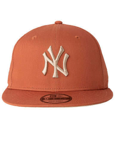 Casquette Snapback Side Patch New York Yankees Marron New Era - Cashville