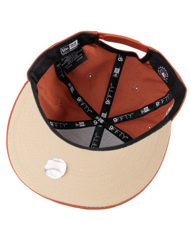 Casquette Snapback Side Patch New York Yankees Marron New Era - Cashville