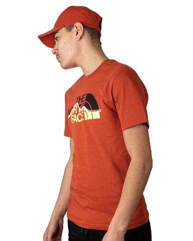 T-Shirt Mountain Line A7X1N Marron The North Face - Cashville