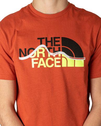 T-Shirt Mountain Line A7X1N Marron The North Face - Cashville