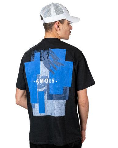T-Shirt Oversize ADJ "AMOUR" NOIR - Cashville