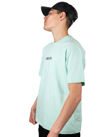 T-Shirt Oversize ADJ "AMOUR" VERT - Cashville