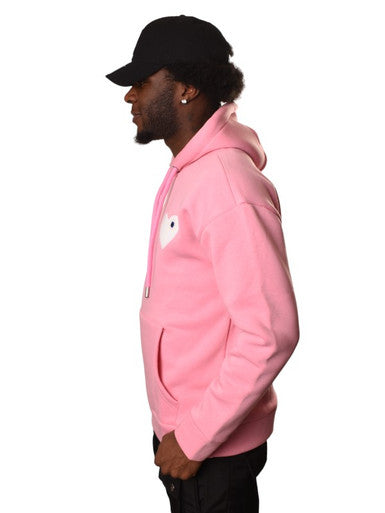 HOODIE ADJ ROSE COEUR BLANC - Cashville