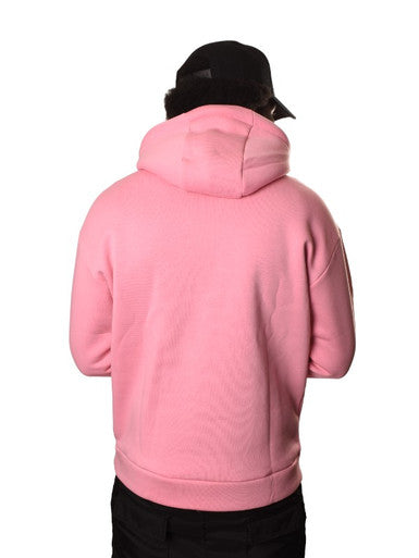 HOODIE ADJ ROSE COEUR BLANC - Cashville