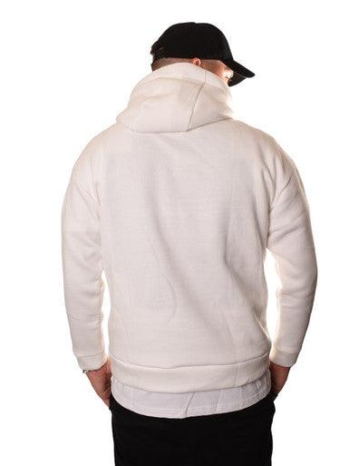 HOODIE ADJ BLANC COEUR ROUGE - Cashville