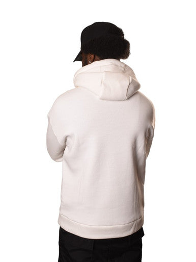 HOODIE ADJ BLANC COEUR BLEU - Cashville