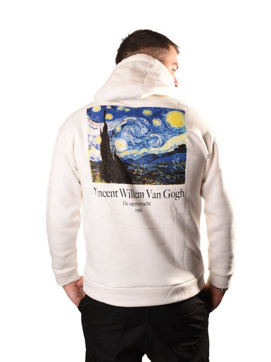 HOODIE ADJ VAN GOGH BLANC - Cashville