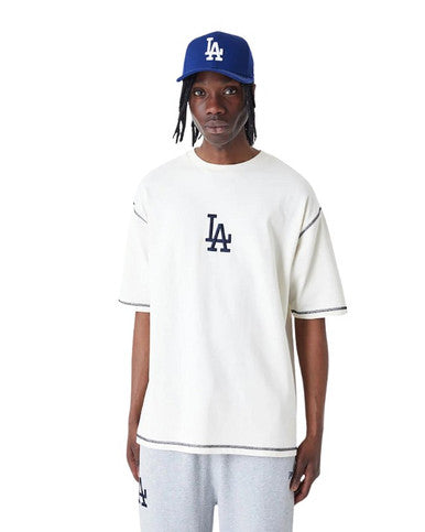 T-shirt Oversize LA Dodgers MLB World Series BEIGE