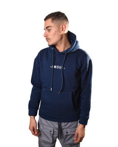 HOODIE ADJ "AMOUR" 401423 BLEU CANARD - Cashville