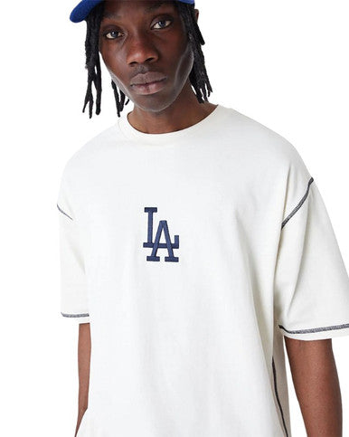 T-shirt Oversize LA Dodgers MLB World Series BEIGE - Cashville