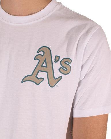 TSHIRT 47 BRAND OAKLAND A'S BLANC - Cashville