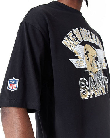 T-shirt Oversize New Orleans Saints NFL NOIR - Cashville