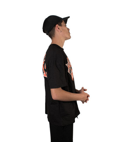 TSHIRT NEW ERA INFILL LOGO OVERSIZE NOIR - Cashville