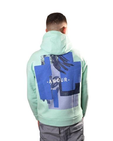 HOODIE ADJ "AMOUR" 401423 VERT - Cashville