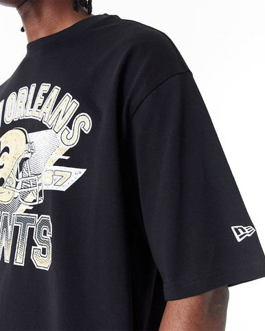 T-shirt Oversize New Orleans Saints NFL NOIR - Cashville