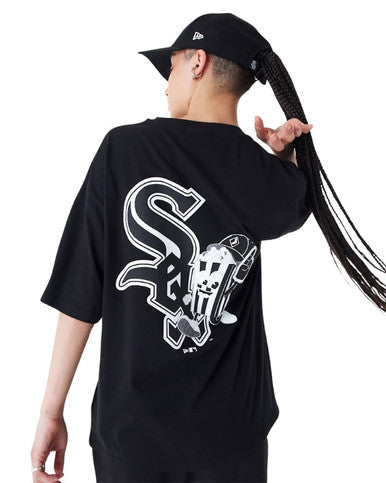 T-shirt Oversize Chicago White Sox MLB Food Graphic NOIR - Cashville