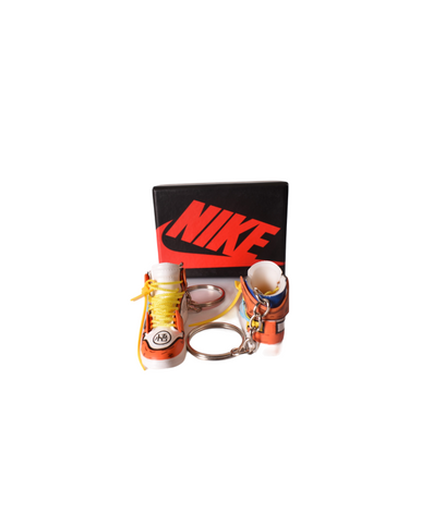 PORTE-CLES MINI SNEAKERS J1 "DBZ" (EXCLUSIVITÉ : BOÎTE + 2 PORTE-CLÉS) - Cashville